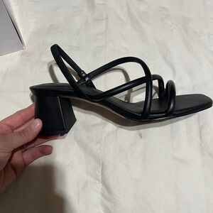 & Other Stories Black Strappy Heels